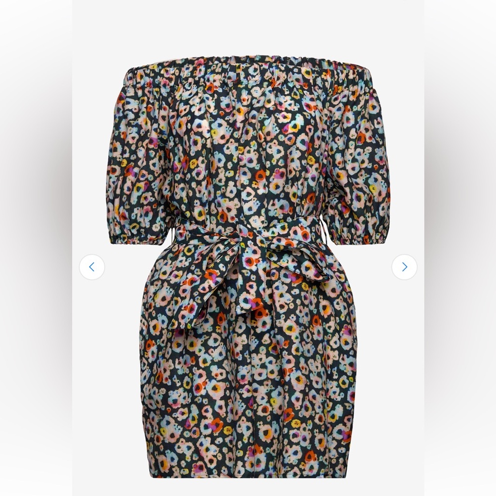 STINE GOYA Nancy Mini Dress Tie Dye Floral
